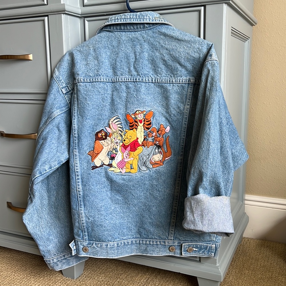 Vintage Disney Winnie the Pooh jean jacket
